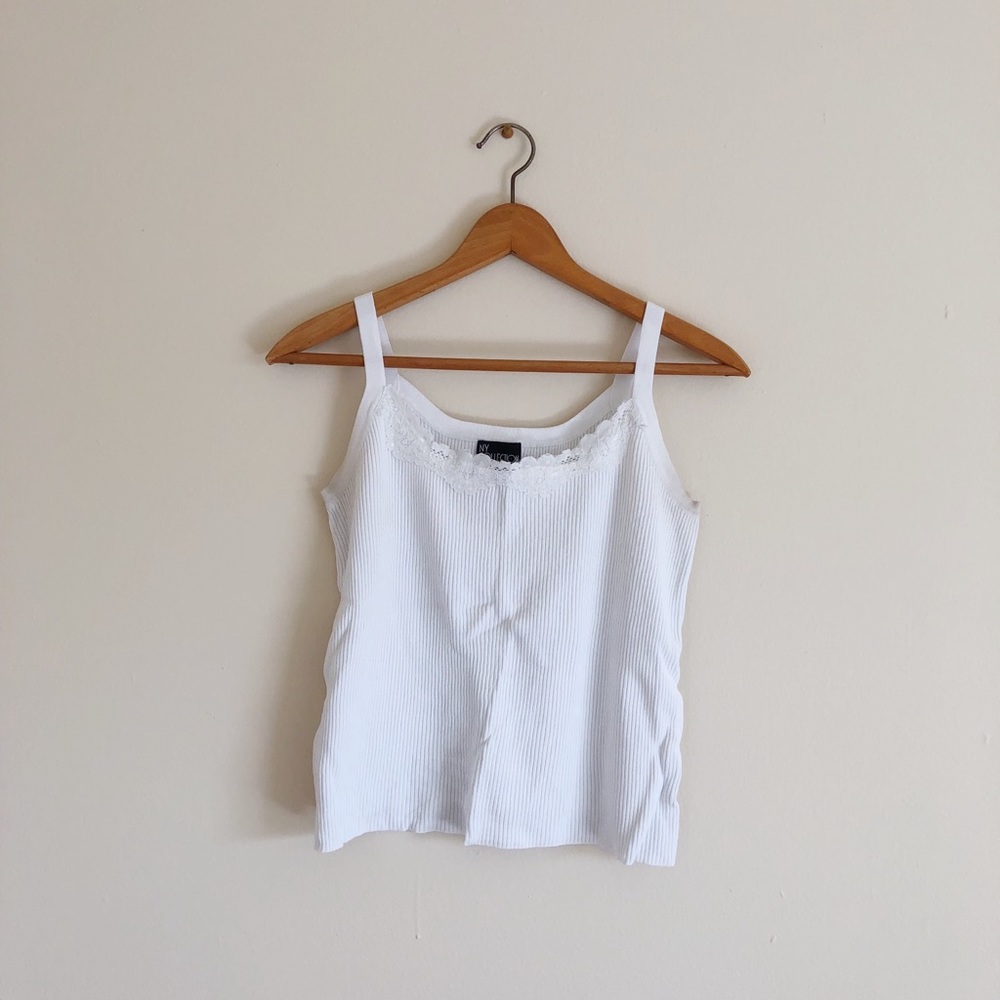 White NY Collection tank top